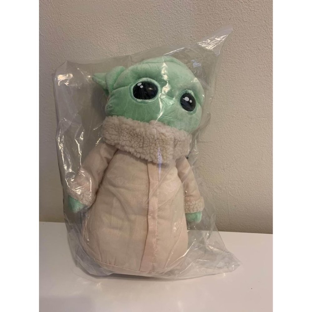 New 12” Mandalorian the Child Plush Toy with Zipper Pocket Soft Star Wars Stuffe